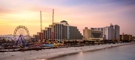 Daytona Beach, Florida City Skyline