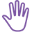 stop hand icon
